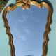 Baroque mirror in gilded wood from the 1960s – 65.5 x 42 cm – 2.5 kg