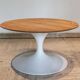 Calacatta marble coffee table by Eero Saarinen for Knoll, 70's.