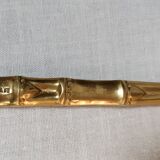 Domestic service covered brass faux bamboo