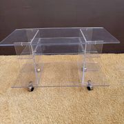 Hi-fi furniture in altuglass by David Lange