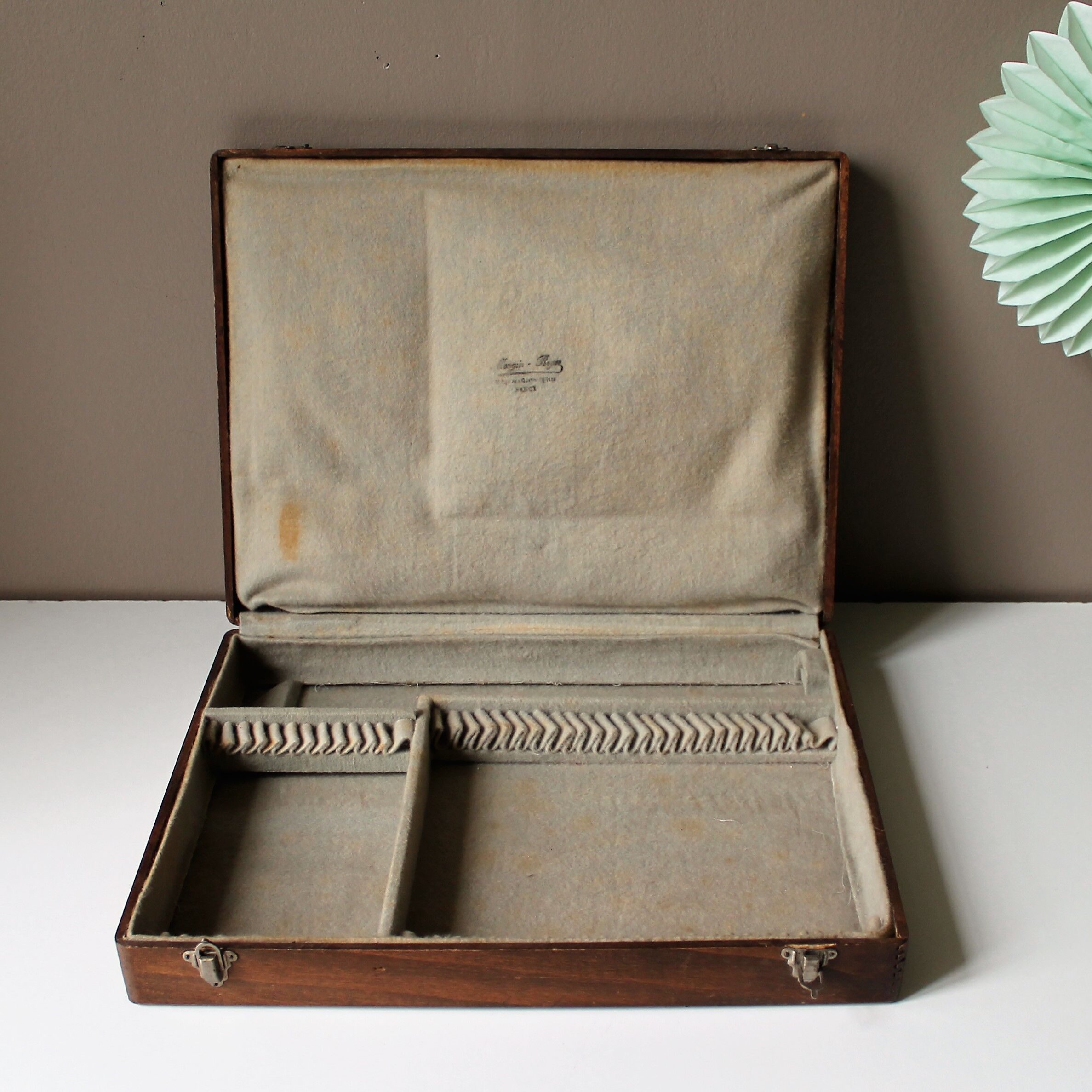 Silver cutlery box early 20th century