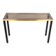 Italian console in the style of Willy Rizzo, 1970s.