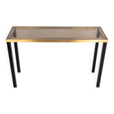 Italian console in the style of Willy Rizzo, 1970s.