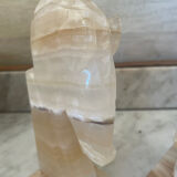 Pair of horse bookends in onyx