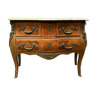Louis XV style dresser in mahogany veneer and 20th century rosewood