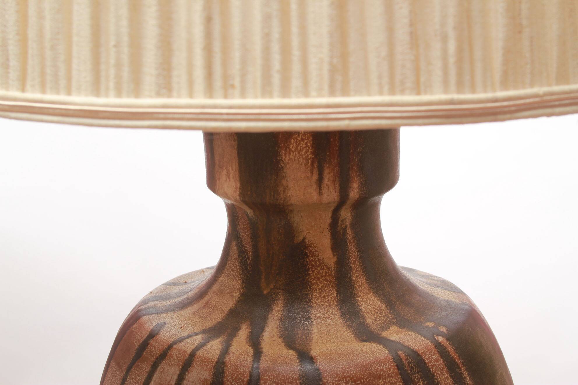 1960s table lamp Majolika