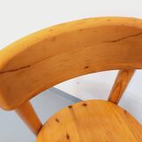 Vintage Scandinavian chair Rainer Daumiller in pine from the 60s 70s.