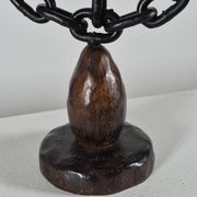 Vintage brutalist chain candlestick Spain