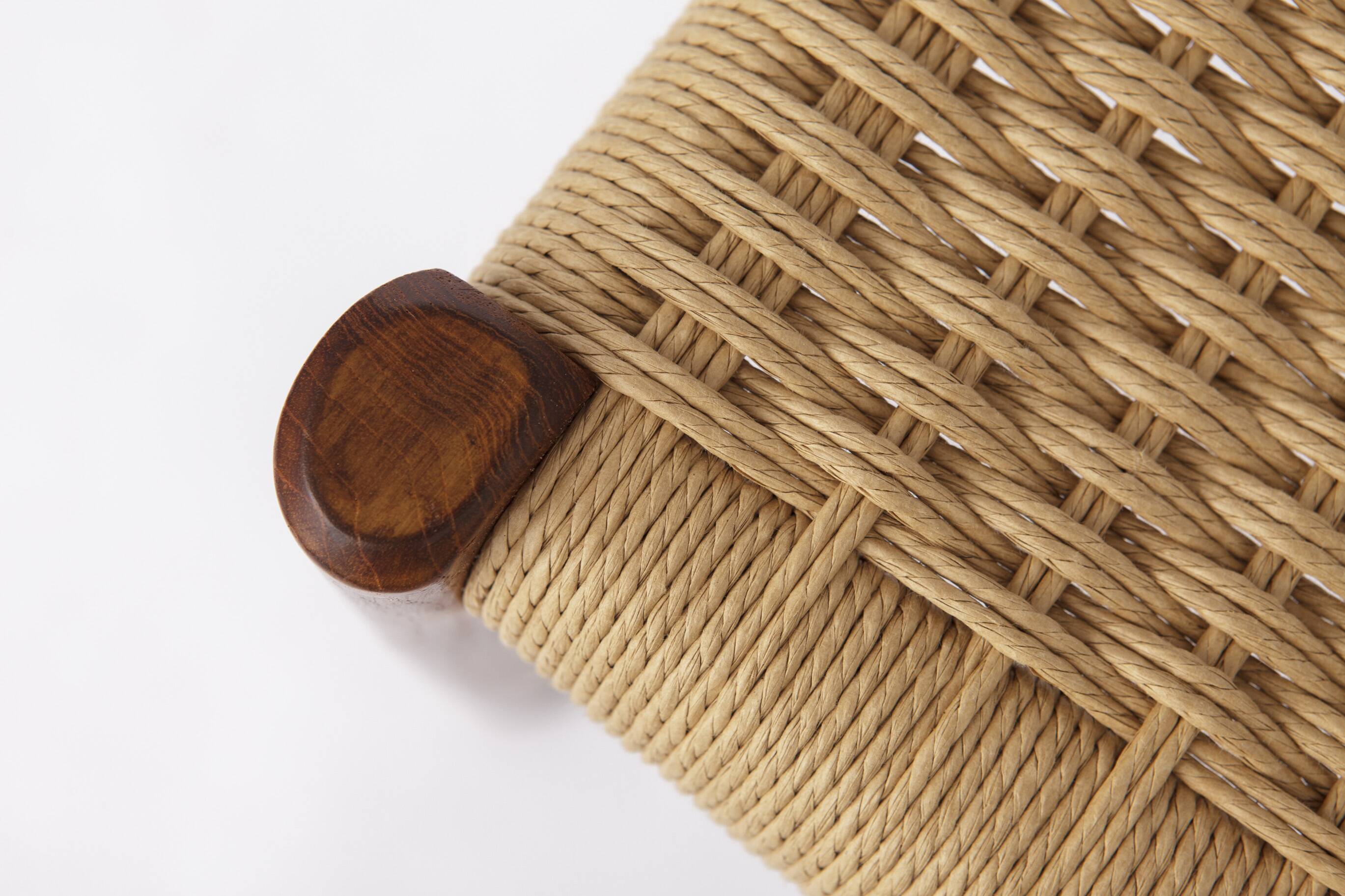 Niels Otto Møller Model 77 Chair – 1960s Teak & Danish Cord