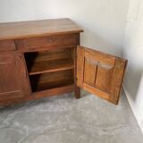 Jam cabinet, folk art furniture, oak, 19th century