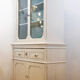 Antique Walnut Cupboard With Showcase, Spain, Late 19th Century