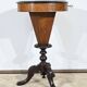 Trumpet Table for Work and Games, Walnut – Late 19th Century