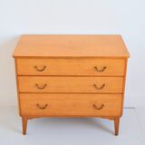 Vintage 1950s/60s 3-drawer chest