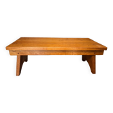 Brutalist elm coffee table
