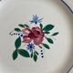 Sarreguemines hand-painted presentation plate