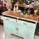 Buffet vert mint vintage