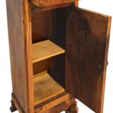 Walnut bedside table