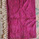 Tapis bérbere rose tissé en laine fait main traditionnelle 250cmx150cm