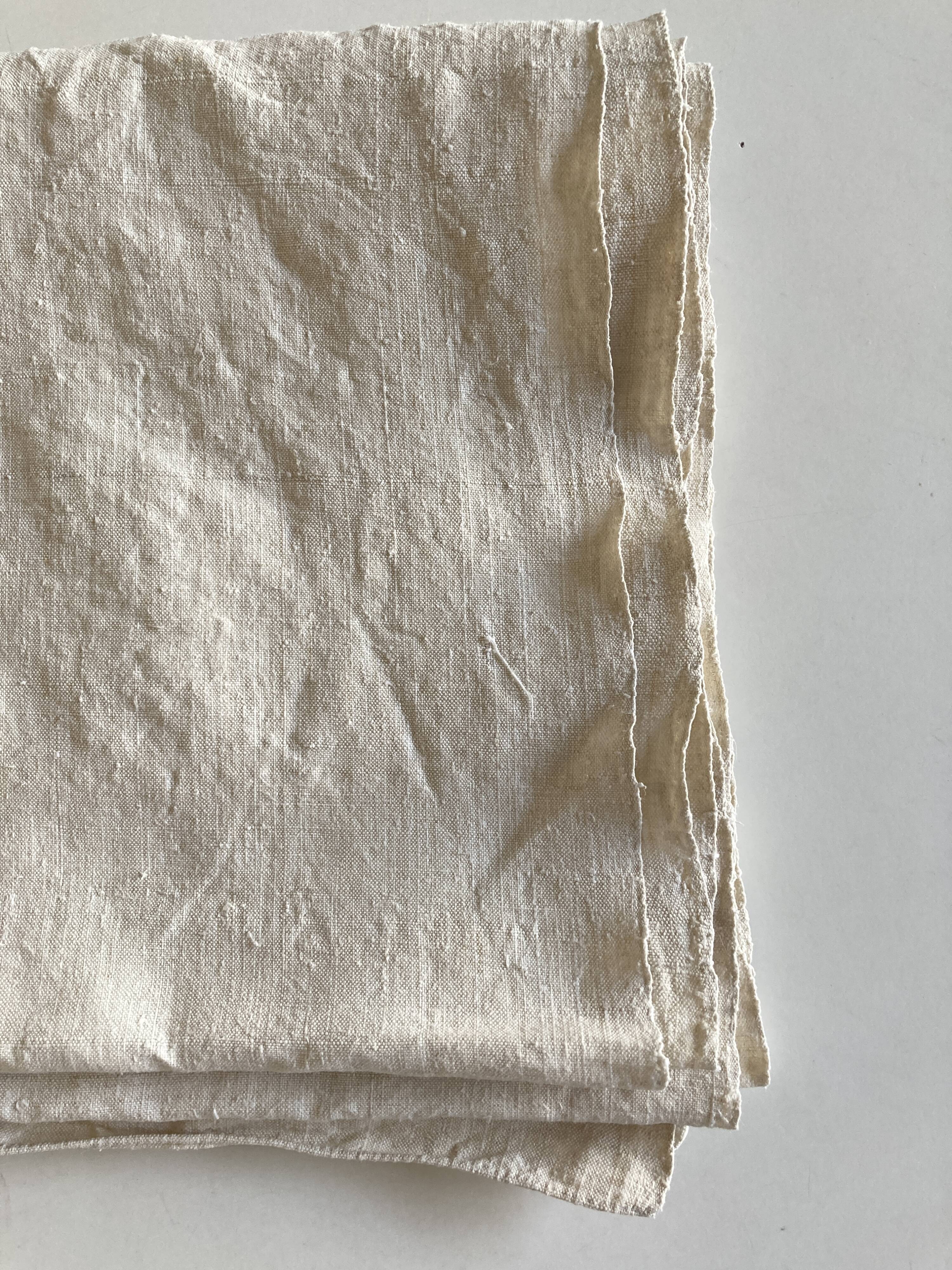 19th L260cm raw linen reserve farm case