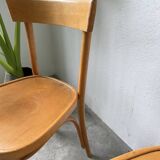 Set of three bistro chairs