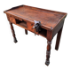 French antique watchmaker's bench – Table with drawers, vice, and original sliding leather surface – circa 1900