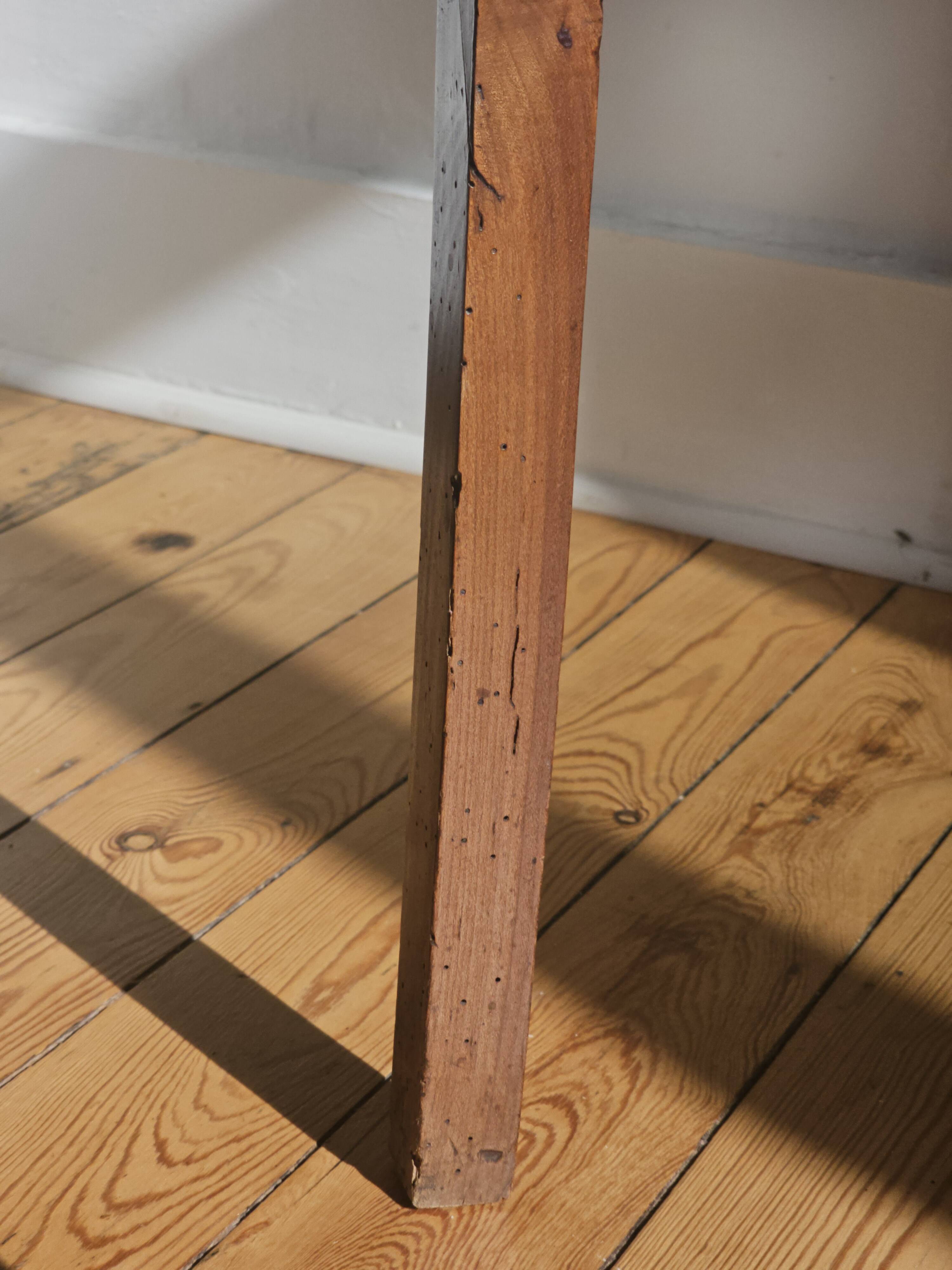 Solid wood side table - Louis XVI style