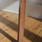Solid wood side table - Louis XVI style