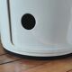 Pair of vintage white/cream Componibili bedside tables - Kartell