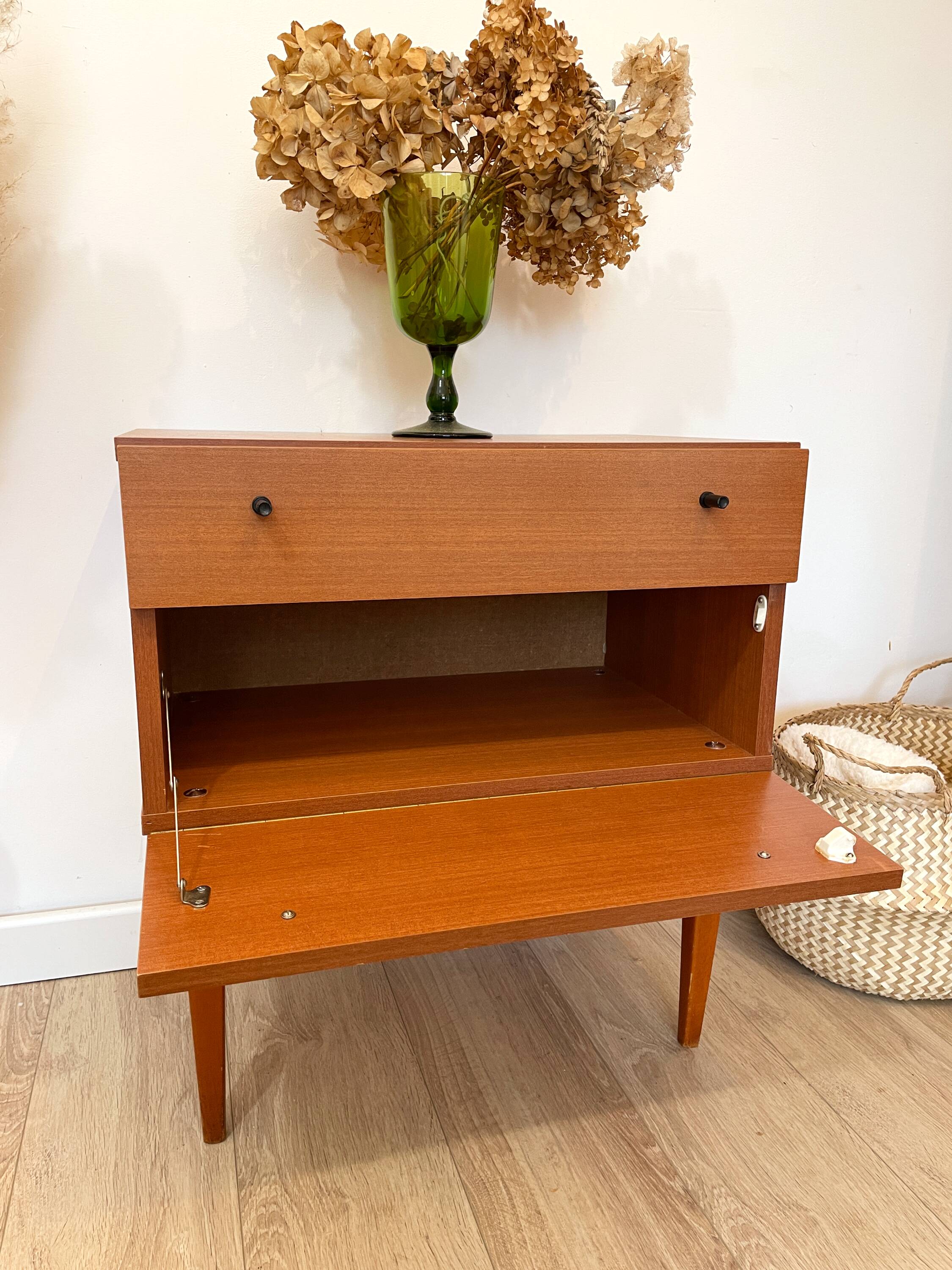 1960s bedside table - 3K Möbel