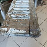 Louvered wooden shutter