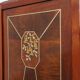 Cabinet en marqueterie Art Déco par De Coene, Belgique, vers 1925