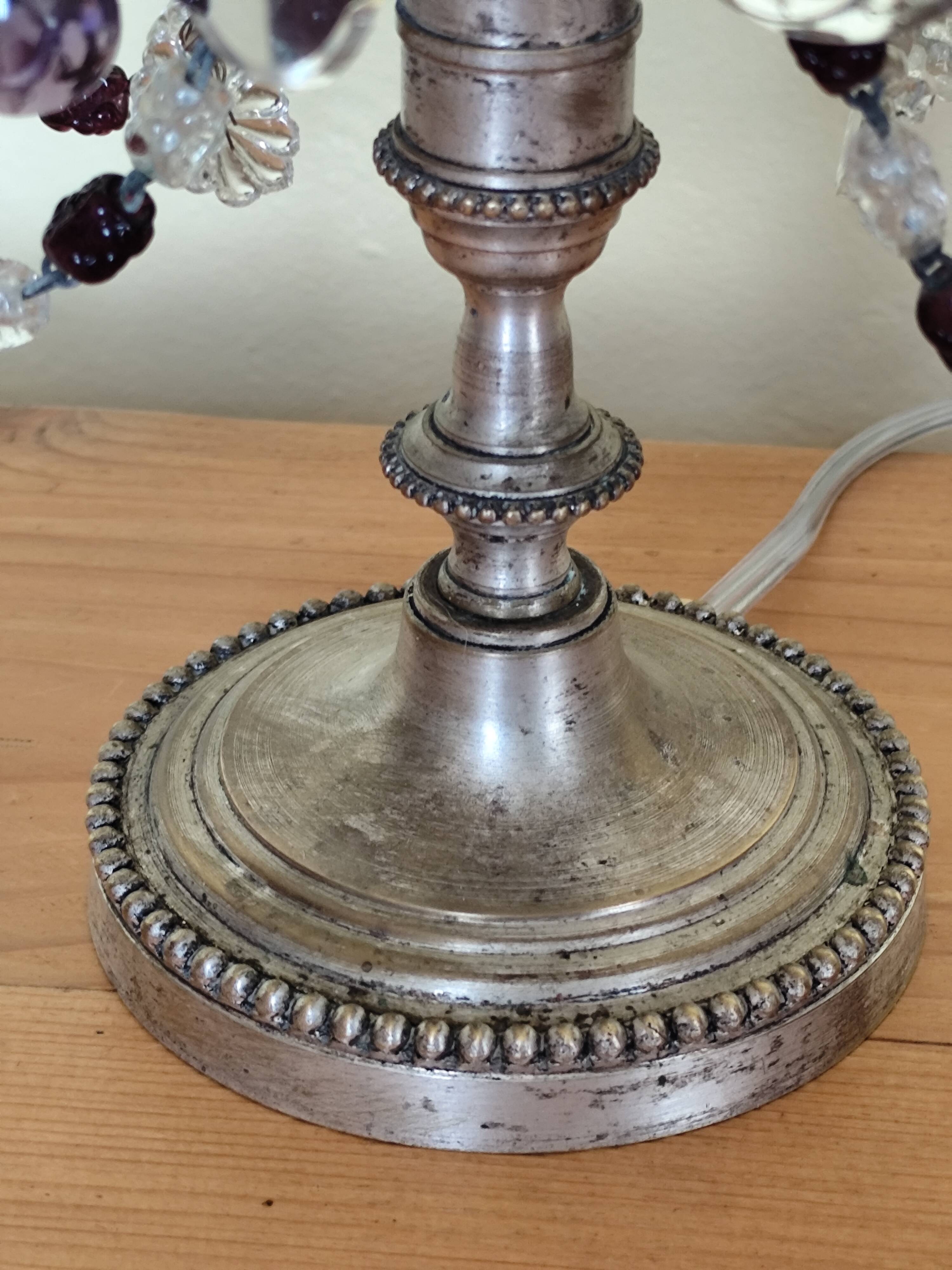 Pair of candelabra lamps