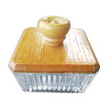 Ramequin chiseled glass