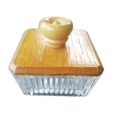 Ramequin chiseled glass