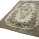 Tapis anatolien sculpté sculpté à la main des années 1970 186 cm x 292 cm
