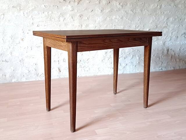 Vintage oak portfolio table 1960
