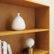 Danish ash shelving unit, adjustable shelves, 1970s