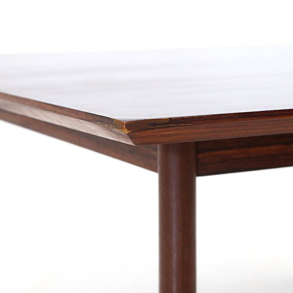 Square wooden coffee table, 1960s.