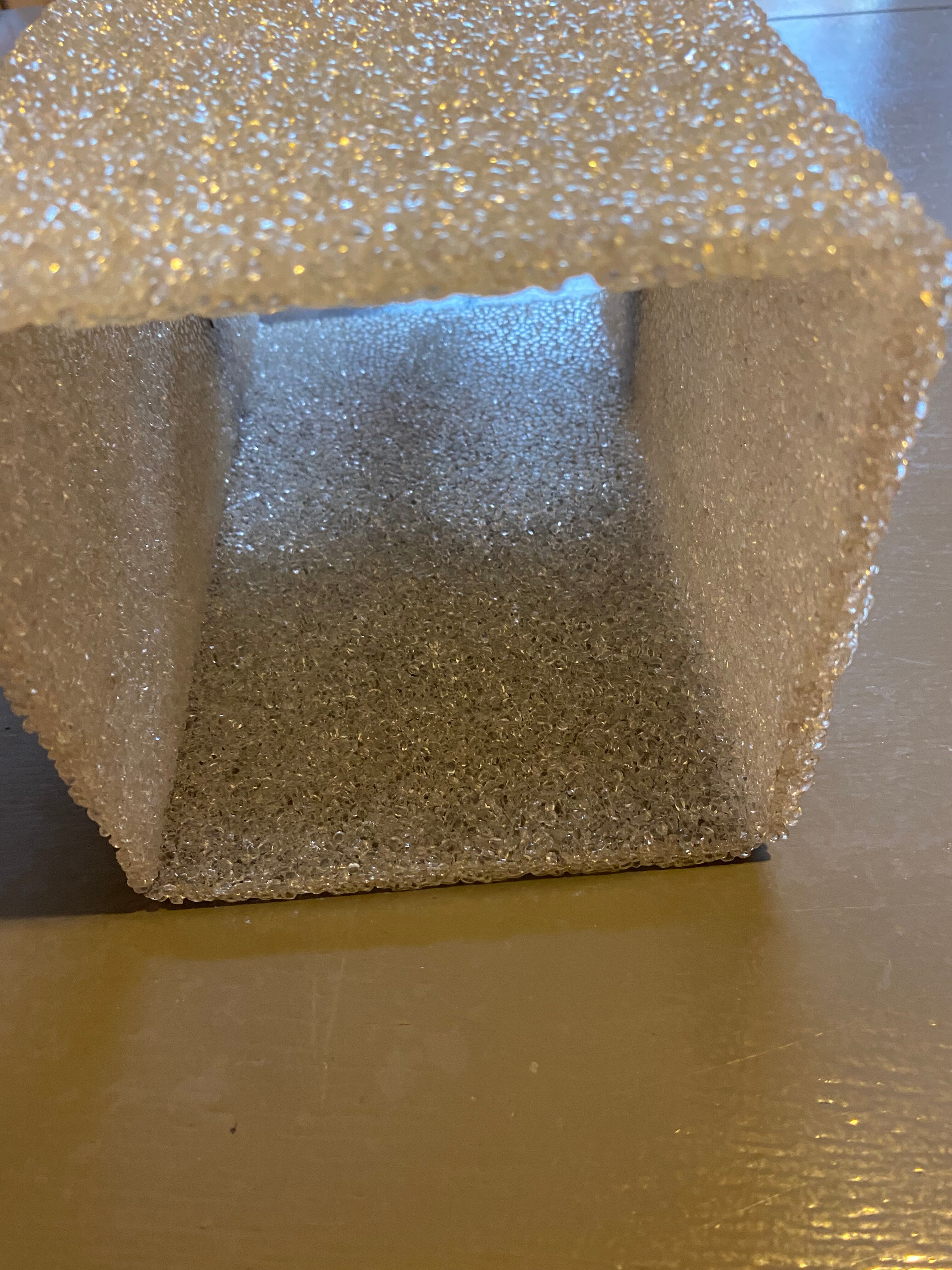 Perspex hanging lamp