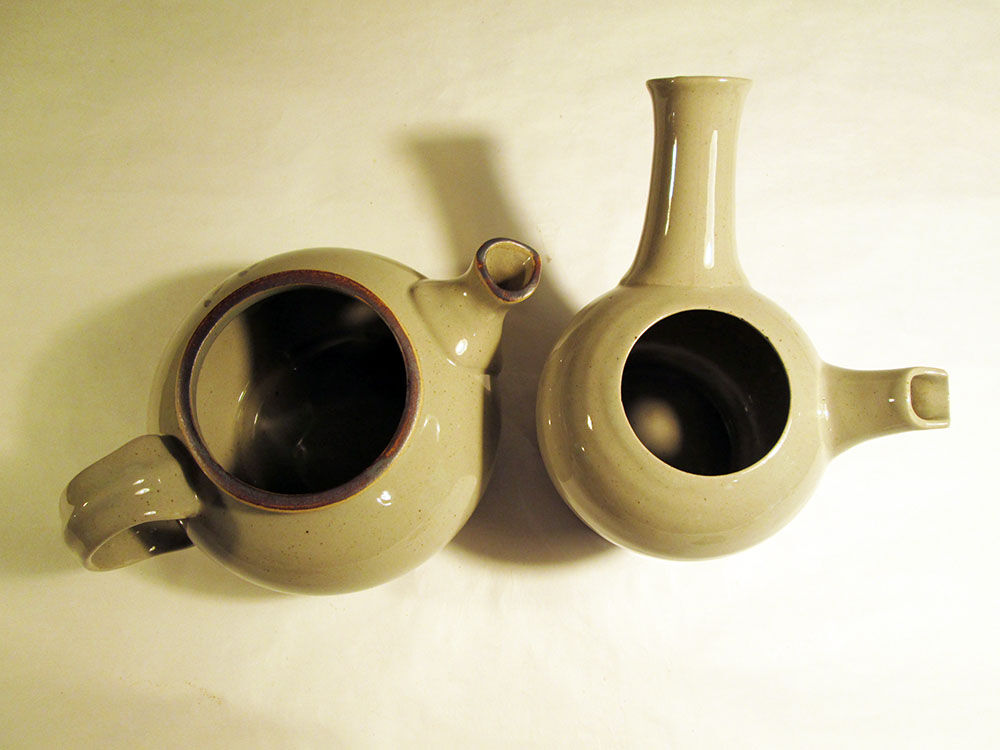 Teapot and chocolate maker in Arnon sandstone