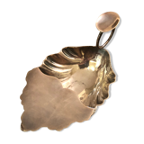 Empty pocket in silver metal