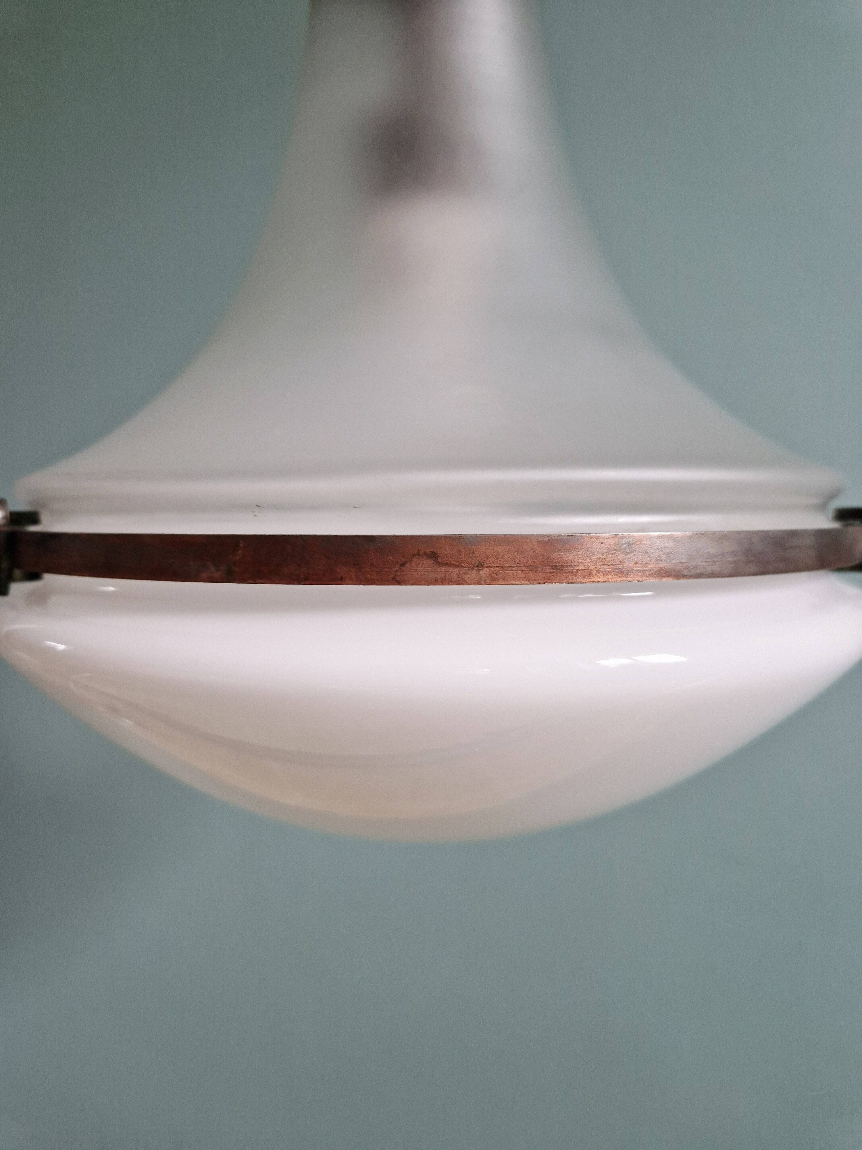 Luzette pendant, design by Peter Behrens, 1910s-20s.