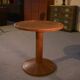 Scandinavian teak pedestal table, 1970s