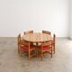 Set of 6 "Asserbo" dining chairs in pine by Borge Mogensen for Karl Anderson & Söner