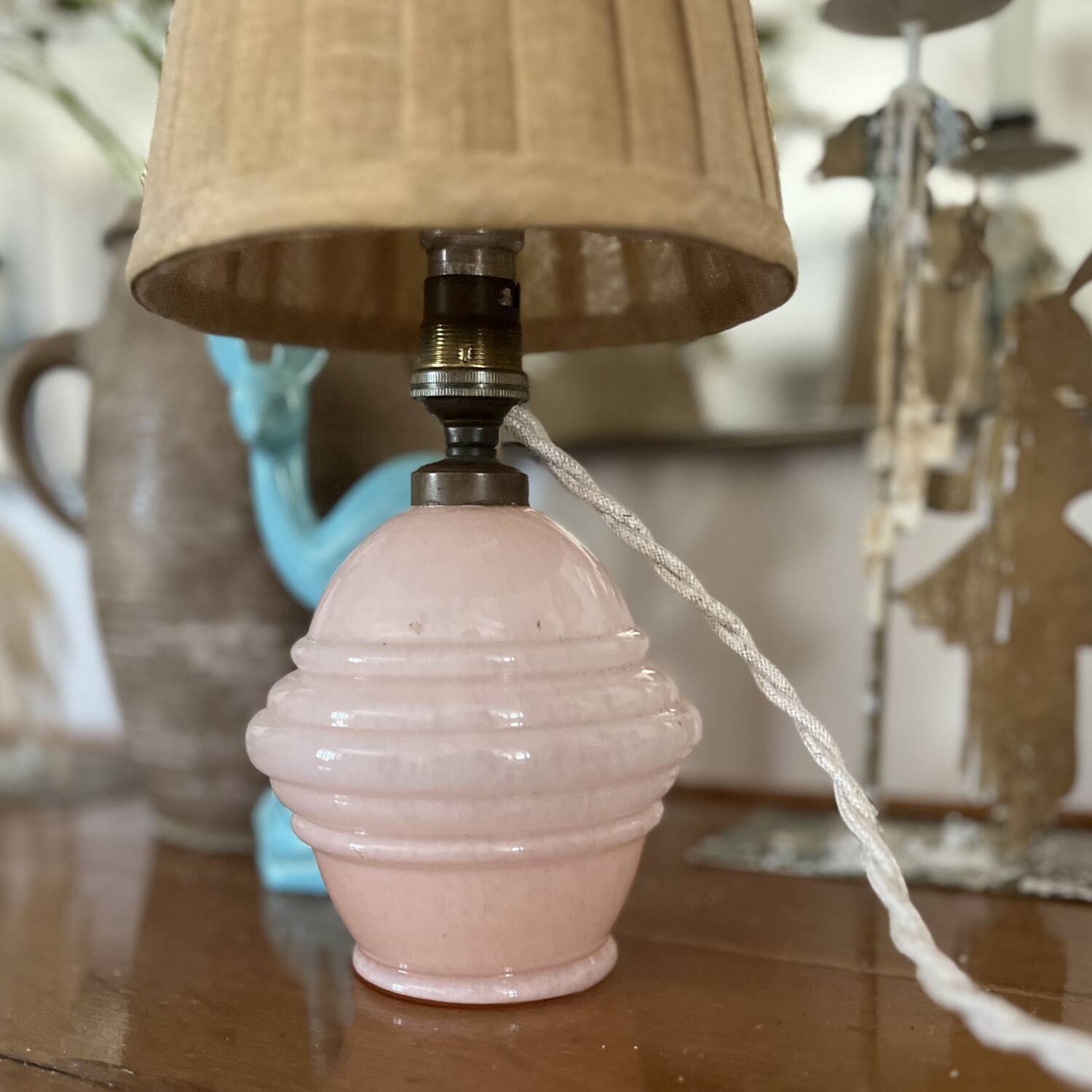 Opaline lamp