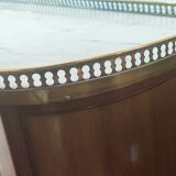 Small chest of drawers half moon / early 20th