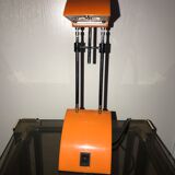 Orange telescopic desk lamp