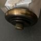 Wall lamp in frosted glass Art Deco 1950 scallop shell