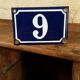 Street number plate