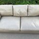 Roche Bobois 3-seater sofa in beige leather